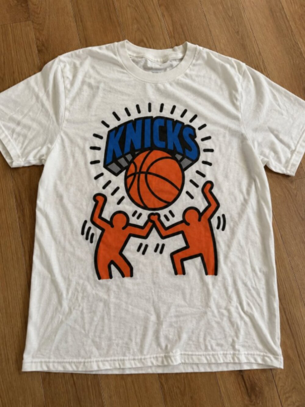 Vintage New York Knicks Graphic Tee Retro NBA Basketball Fan Shirt